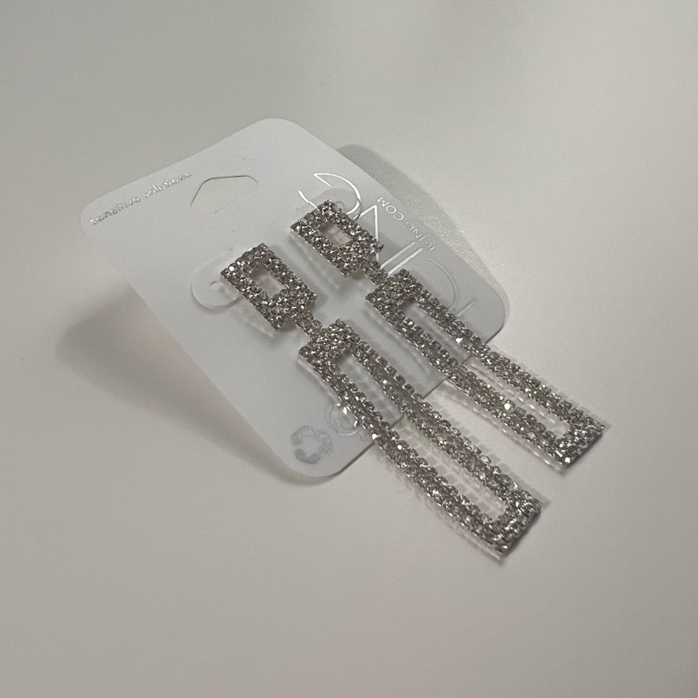 Icing Silver Earrings